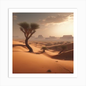 Desert - Desert Stock Videos & Royalty-Free Footage 6 Art Print