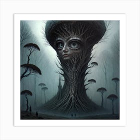 Tree In The Forest Art Print