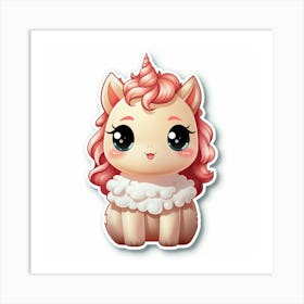 Unicorn Sticker 112 Art Print