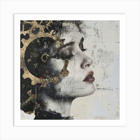 Woman'S Face 18 Art Print