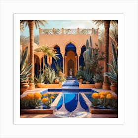 Moroccan Garden Art Print