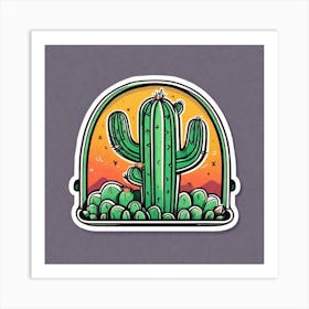 Cactus 8 Art Print