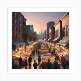 City Market 1 Art Print