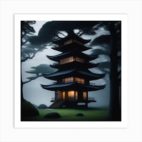 Pagoda 1 Art Print