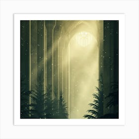 Hall Of Mirrors Art Print