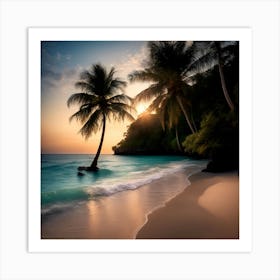 Tropical Sunset1 Art Print