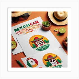 Mexican Skull 88 Art Print