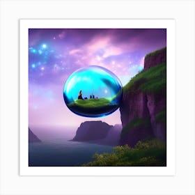 Sphere In The Sky Art Print