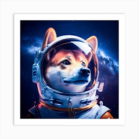 Space Dog Art Print