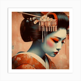 Japan Geisha Visual 9 Art Print