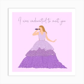 Enchanted - taylor swift - Eras tour Art Print