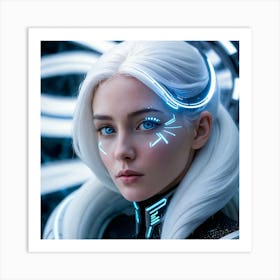 Sci-Fi Girl 6 Art Print