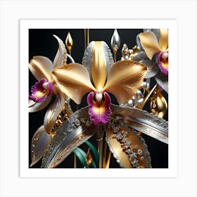 Opulent Orchids 9 Art Print