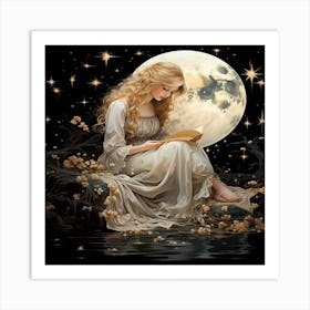 Full Moon Art Print