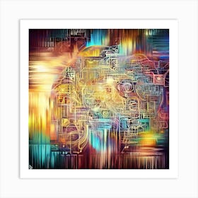 Abstract Digital Art Art Print