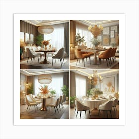 Dining Room 4 Art Print