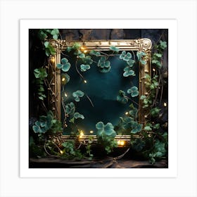 Frame With Ivy 1 Art Print