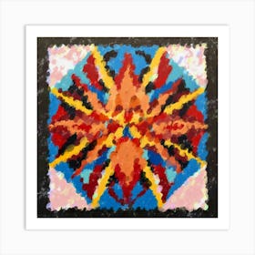 Harmonic Spectrum Sunburst Art Print