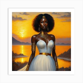 African Princess Art Print