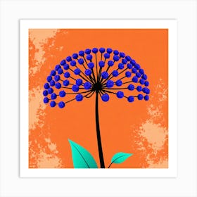 Blue Flower 11 Art Print