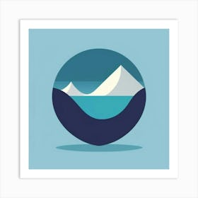 Logo For Iceland Art Print