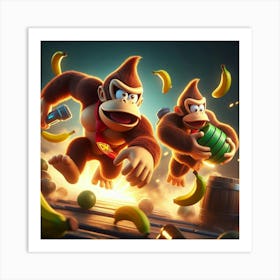 Donkey Kong 1 Art Print