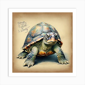 Turtle 32 Art Print