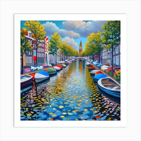 Amsterdam Canals 1 Art Print