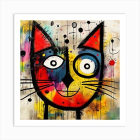 Cat Art Art Print