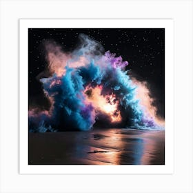 Explosion Of Color Art Print