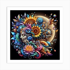 Psychedelic Art 23 Art Print