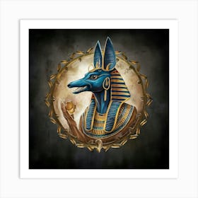 Egyptian king 3 Art Print