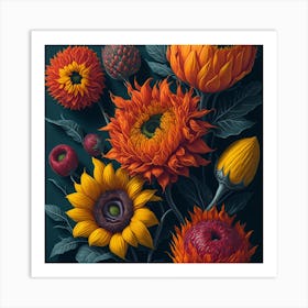 Sunflowers 3 Art Print