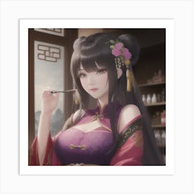 Chinese Girl 2 Art Print