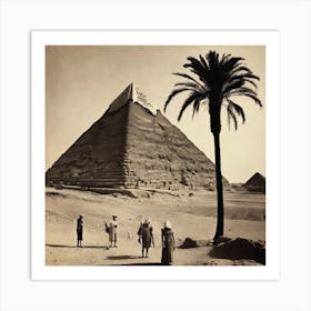 Pyramids Of Giza 3 Art Print