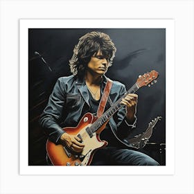 The Guitar Solo Art Print 1 Art Print