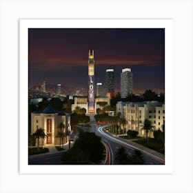 Hollywood Sign 1 Art Print