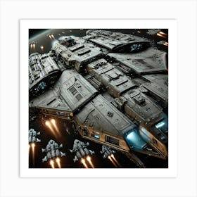 Void Reaver Cruiser 1024 Art Print