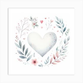 Love and Heart Valentine's Day 4 Art Print