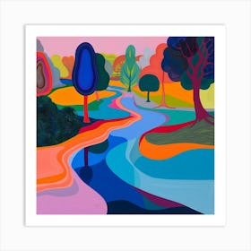 Abstract Park Collection Kensington Gardens London 2 Art Print