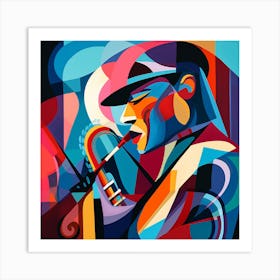 Jazz Musician 78 Art Print