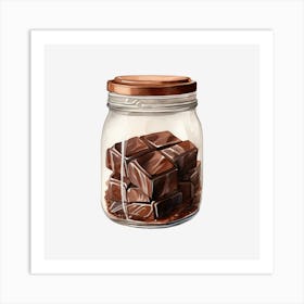 Chocolate In A Jar 9 Art Print