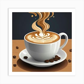 Default Coffee Art 0 Art Print