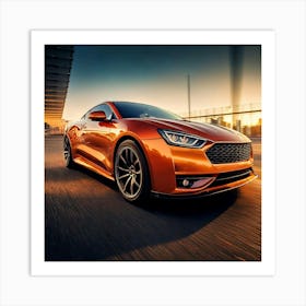 Firefly Sleek And Powerful Luxury Sports Car Design 11424 (2) Art Print