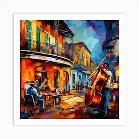 New Orleans Street Musicians 2 Art Print