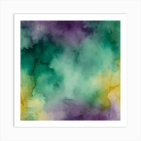 Abstract Watercolor Background Art Print