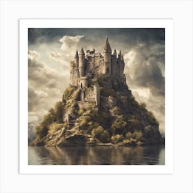 Castle On An Island Art Print