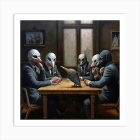 'The Game' Art Print