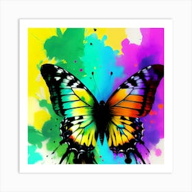 Colorful Butterfly 107 Art Print