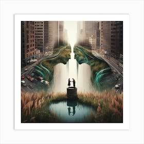 'The City' Art Print